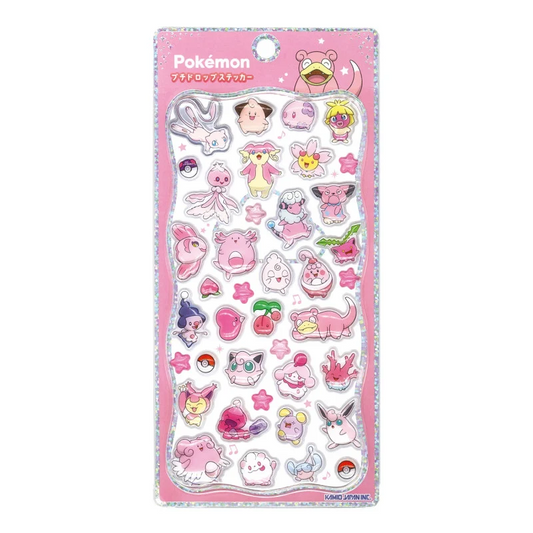 Stickers - Pokemon - Pink - 3D