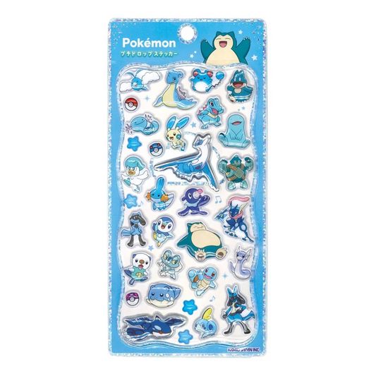 Stickers - Pokemon - Blue - 3D