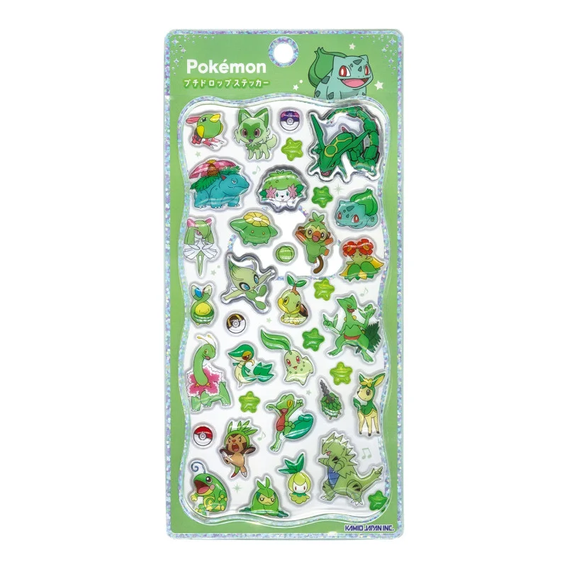 Stickers - Pokemon - Green - 3D
