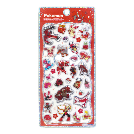 Stickers - Pokemon - Red - 3D