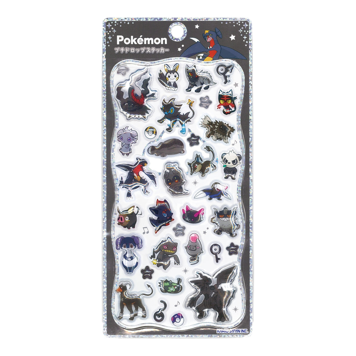 Stickers - Pokemon - Black - 3D