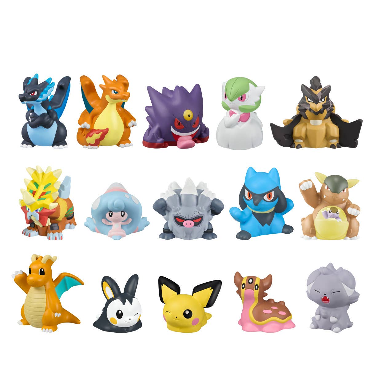 Static Figure - Pokemon - Mega Charizard X & Mega Charizard Y