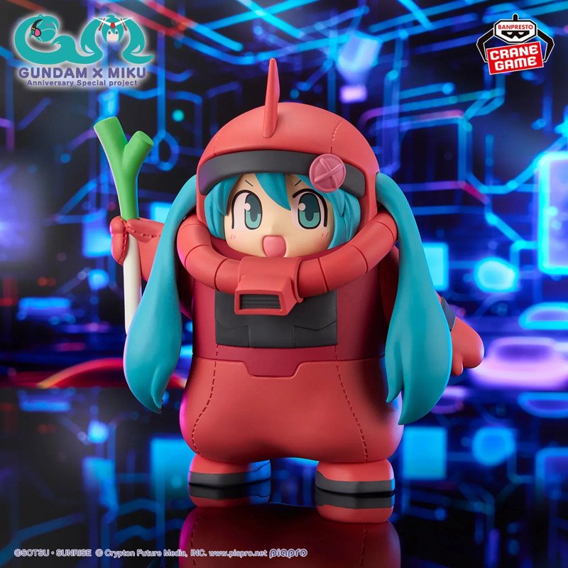 Static Figure - Gundam X Miku - Hatsune Miku (Char's Zaku II Ver.)