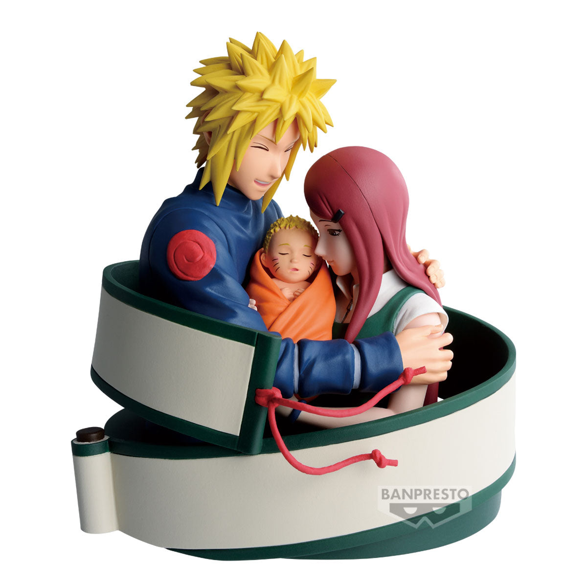 Static Figure - Naruto 72 series - Naruto - Minato, Naruto & Kushina