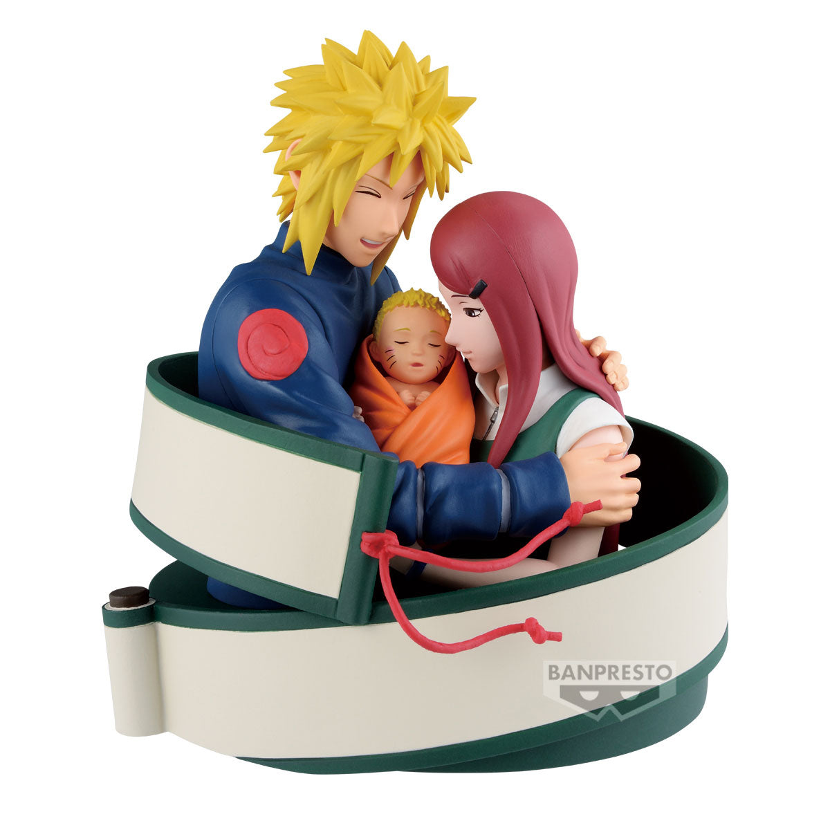 Static Figure - Naruto 72 series - Naruto - Minato, Naruto & Kushina