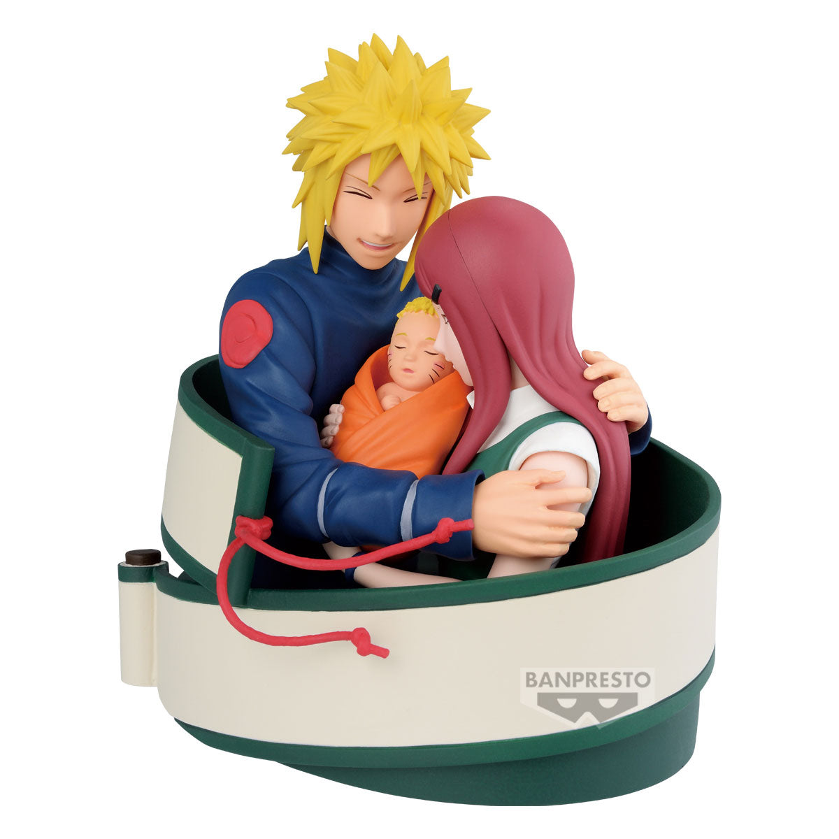 Static Figure - Naruto 72 series - Naruto - Minato, Naruto & Kushina