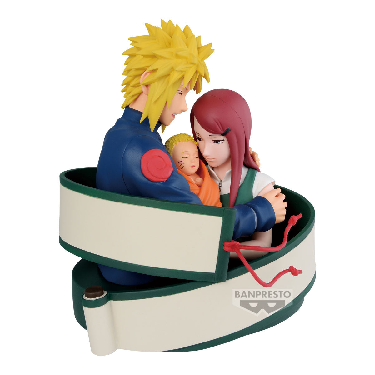 Static Figure - Naruto 72 series - Naruto - Minato, Naruto & Kushina