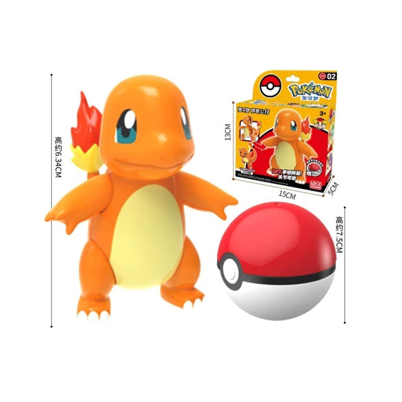 Pokemon Model Kit & Pokeball Charmender/ Salameche 6Cm