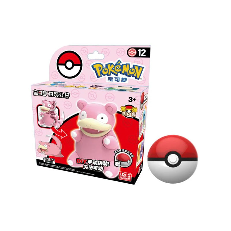 Pokemon Model Kit & Pokeball Slowpoke/ Ramolos 6cm