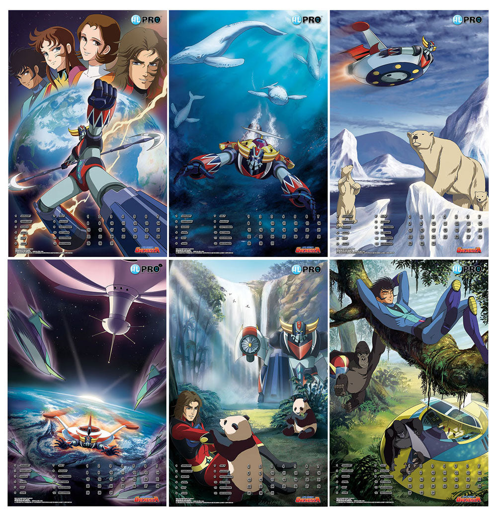 Calendar - UFO Robot Grendizer - Gorilla