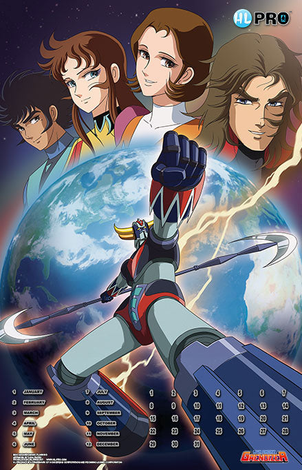 Calendar - UFO Robot Grendizer - Planet