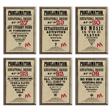 Magnet - Harry Potter - Proclamations