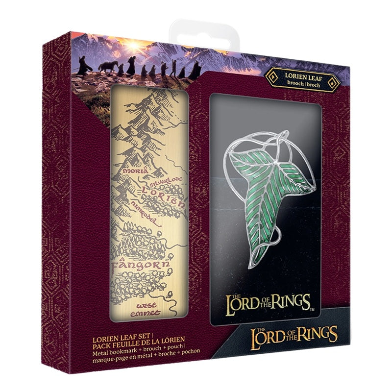 Set - Lord of the Rings - Lorien Brooch and Metal Bookmark