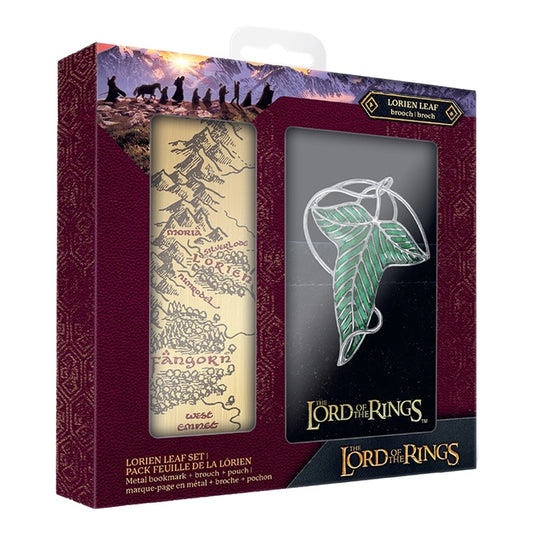 Set - Lord of the Rings - Lorien Brooch and Metal Bookmark