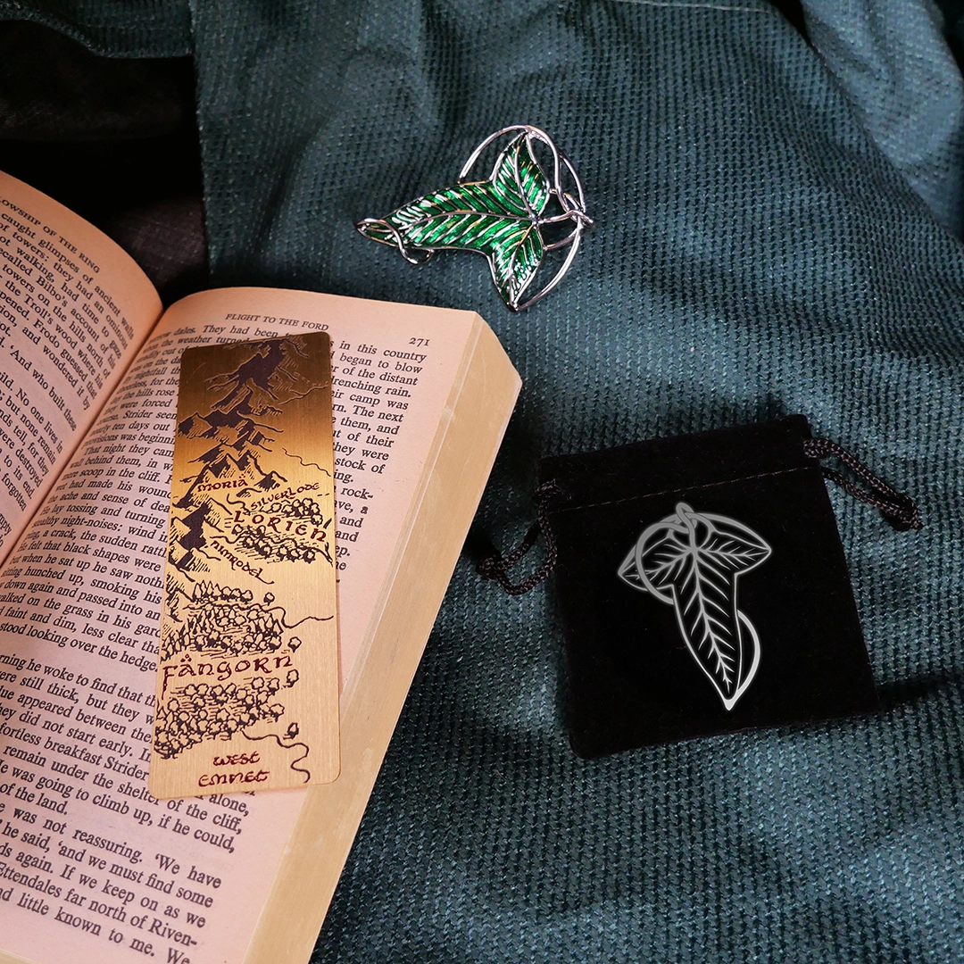 Set - Lord of the Rings - Lorien Brooch and Metal Bookmark