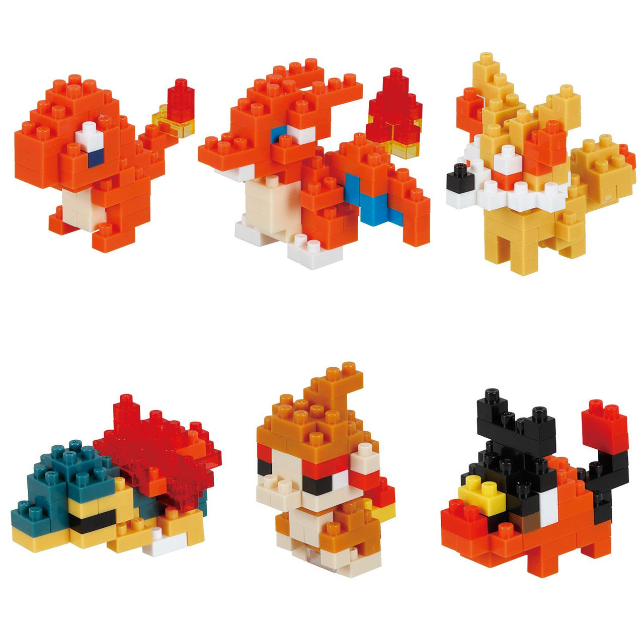 Kawada Nanoblock Mini Pokemon Fire Type 1 blind box
