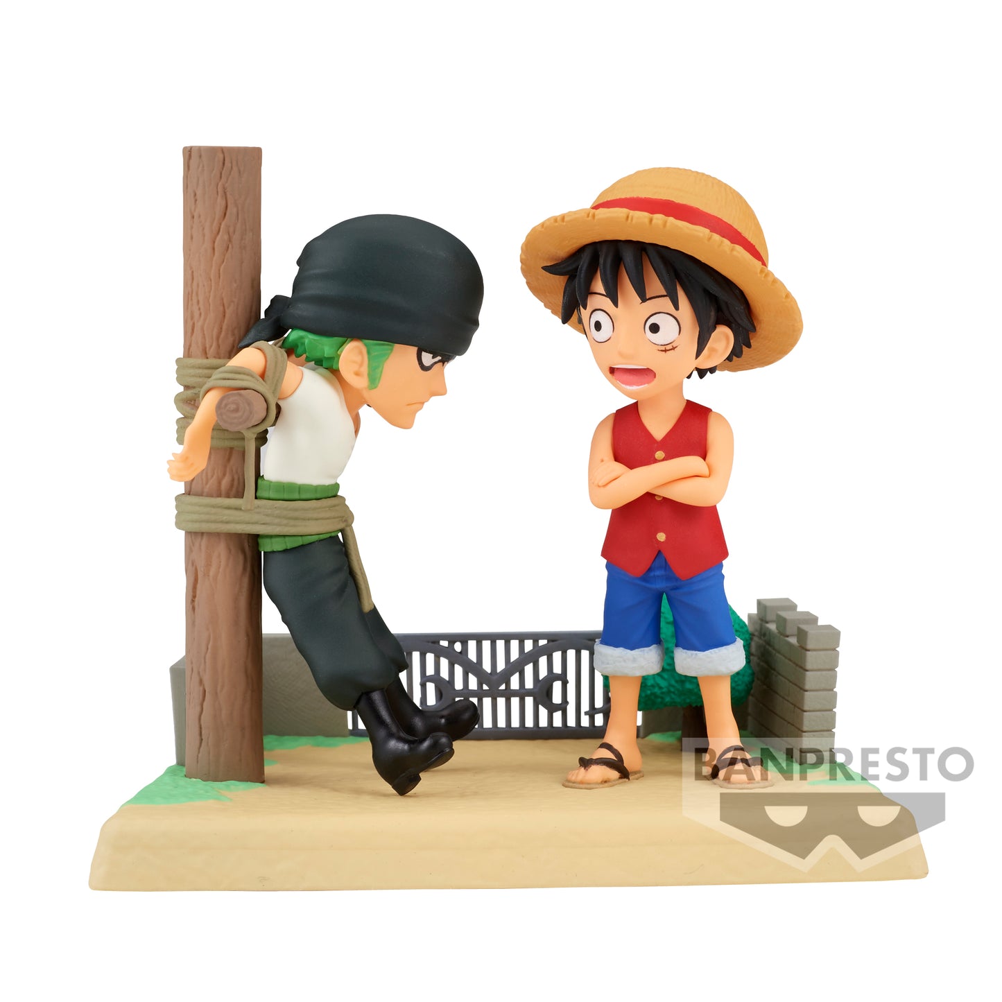 Static Figure - WCF - One Piece - Luffy & Zoro - Log Stories