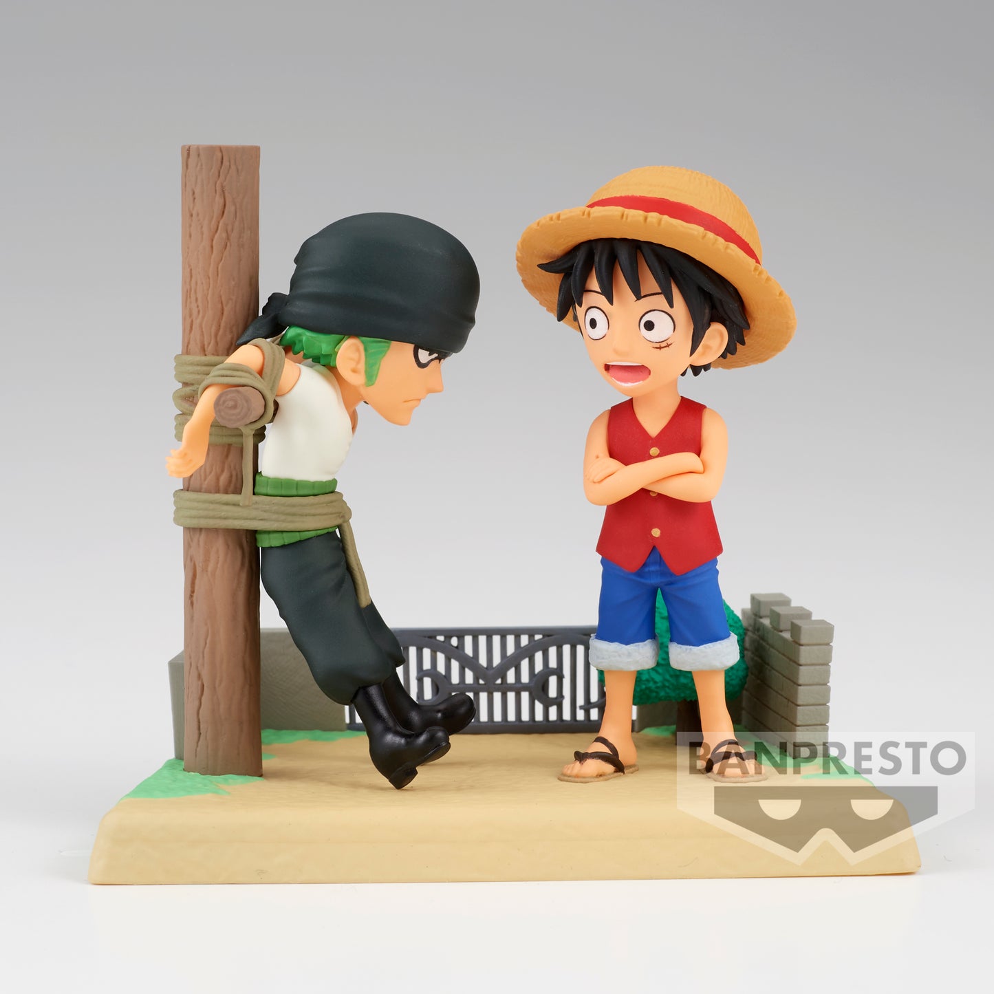 Static Figure - WCF - One Piece - Luffy & Zoro - Log Stories