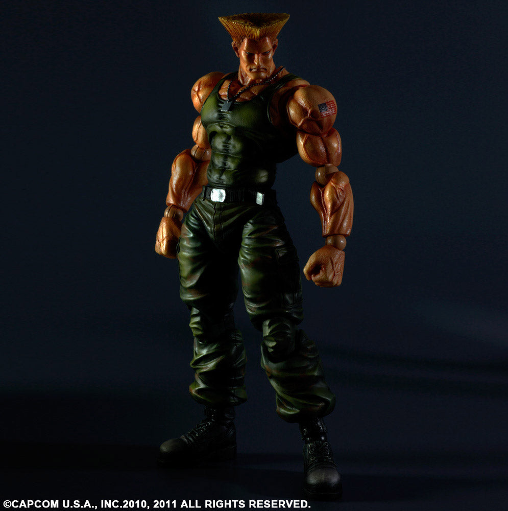 Action Figure - Play Arts - Street Fighter - Guile