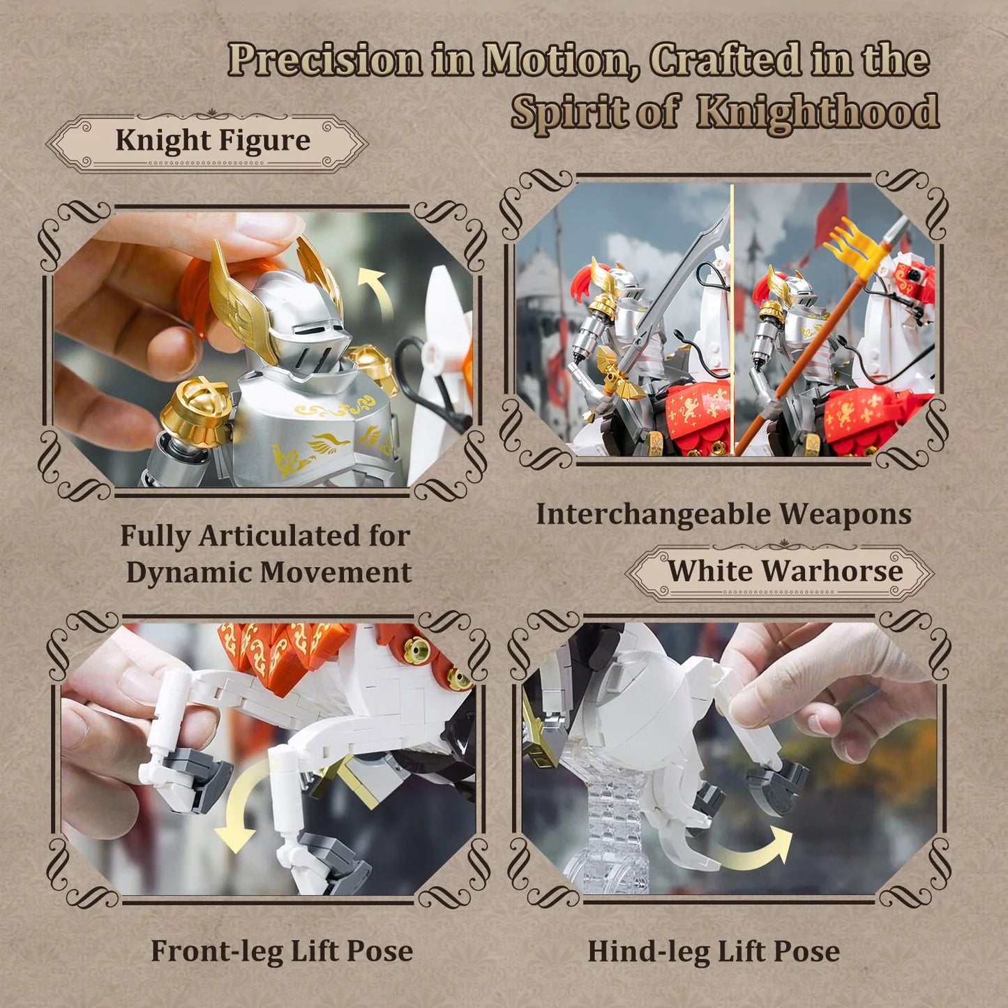 Warrior Series Pantasy 85030 Knight Chevalier 30cm