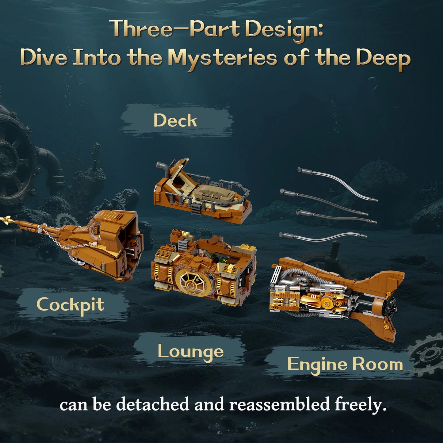 Steampunk Series Pantasy 85029 The Nautilus 62cm