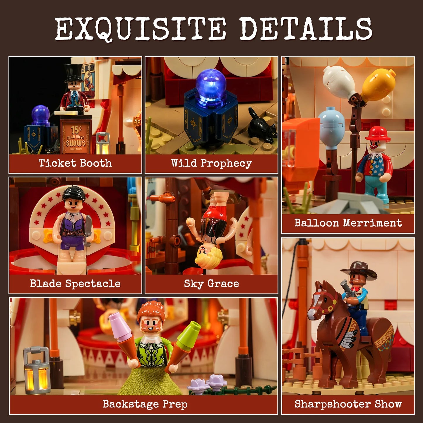 Lumibricks The Old West 14010 Traveling Circus