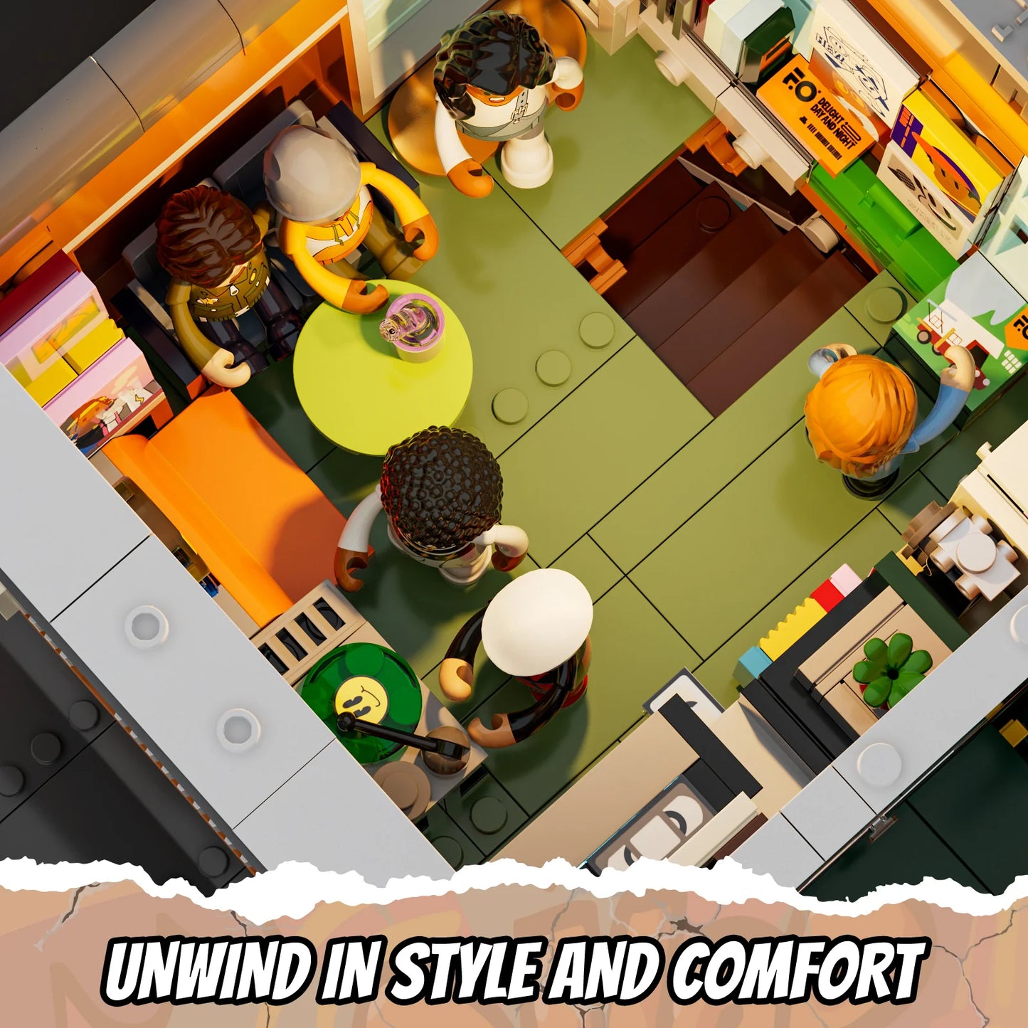 Lumibricks Street Fusion 19003 Record Store