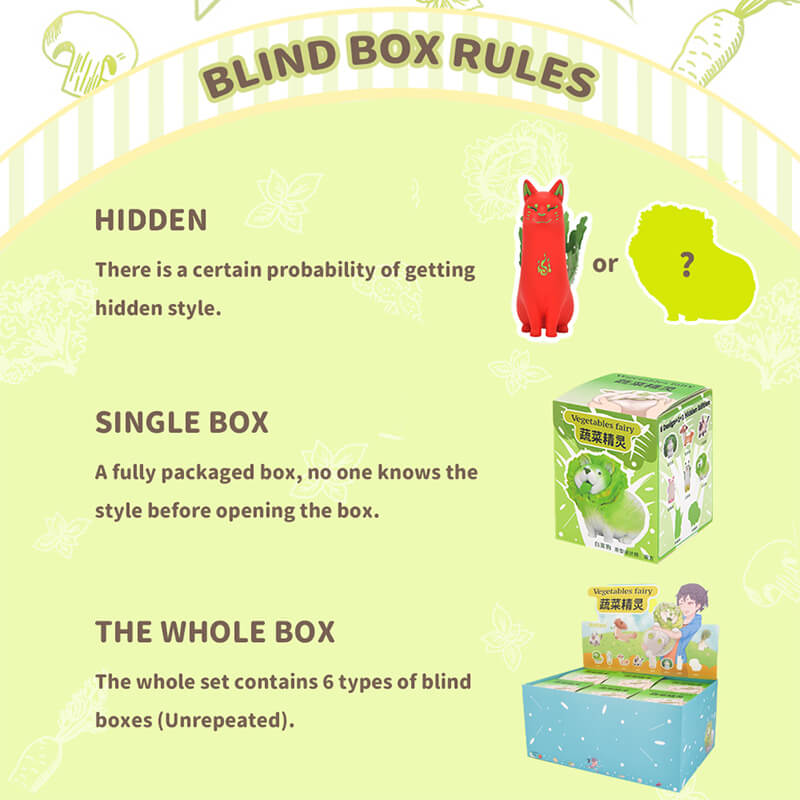 Dodowo 52Toys Vegetables Fairy Vol 1 : 1 blind box