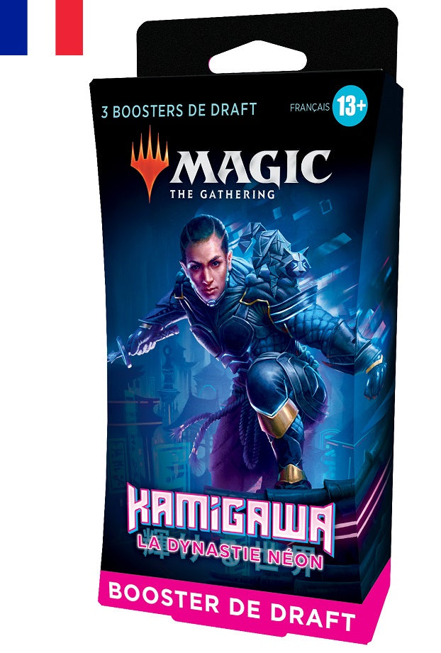 Trading Cards - Draft 3 Boosters Pack - Magic The Gathering - Kamigawa: Neon Dynasty
