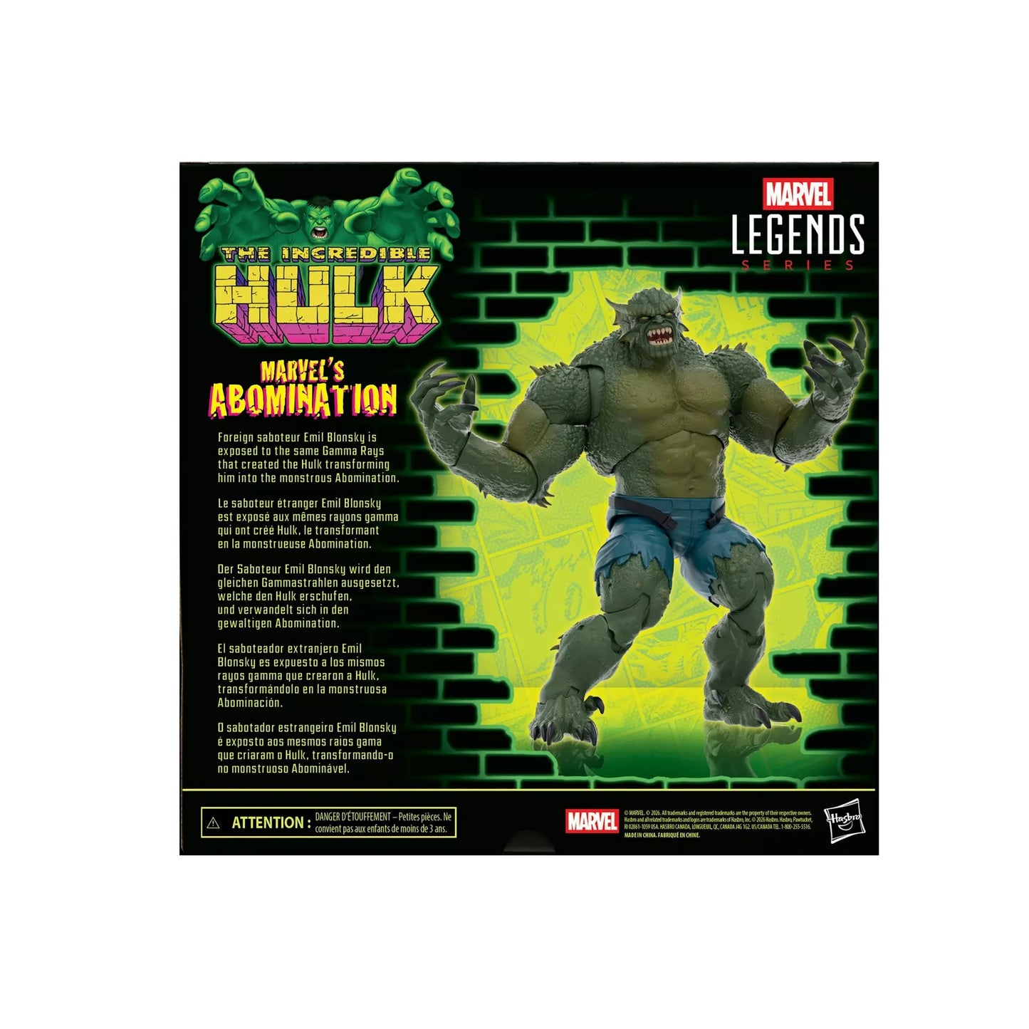 Action Figure - Hulk - Marvel’s Abomination