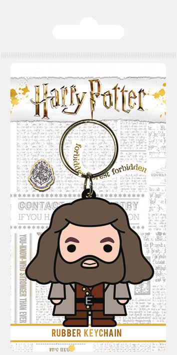 Porte-clés en caoutchouc Harry Potter Hagrid Chibi