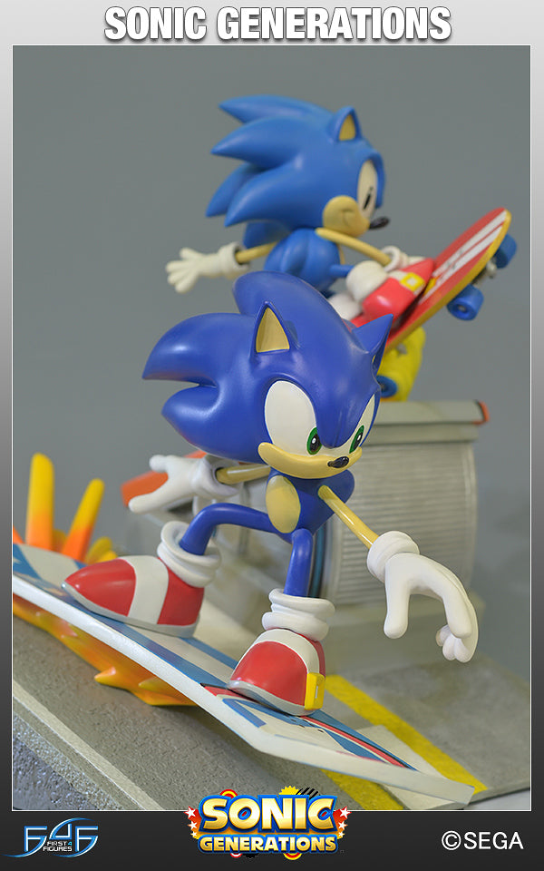Collector Statue - Sonic the Hedgehog - "Sonic Generations" Diorama