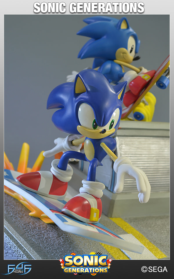 Collector Statue - Sonic the Hedgehog - "Sonic Generations" Diorama
