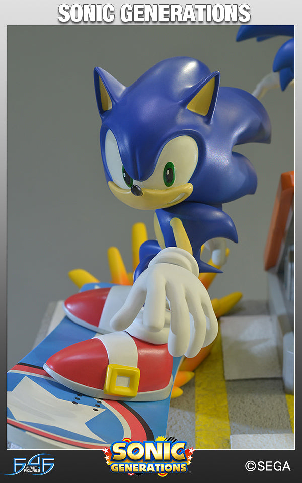 Collector Statue - Sonic the Hedgehog - "Sonic Generations" Diorama