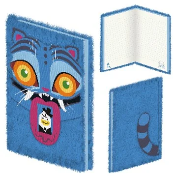 Notebook - KPop Demon Hunters - Derpy Tiger - Pink