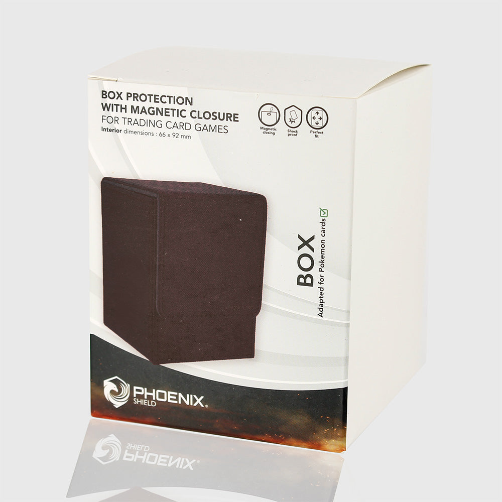 Sleeves - Deck Box 100+ - Black - Magnetic Closure - Black