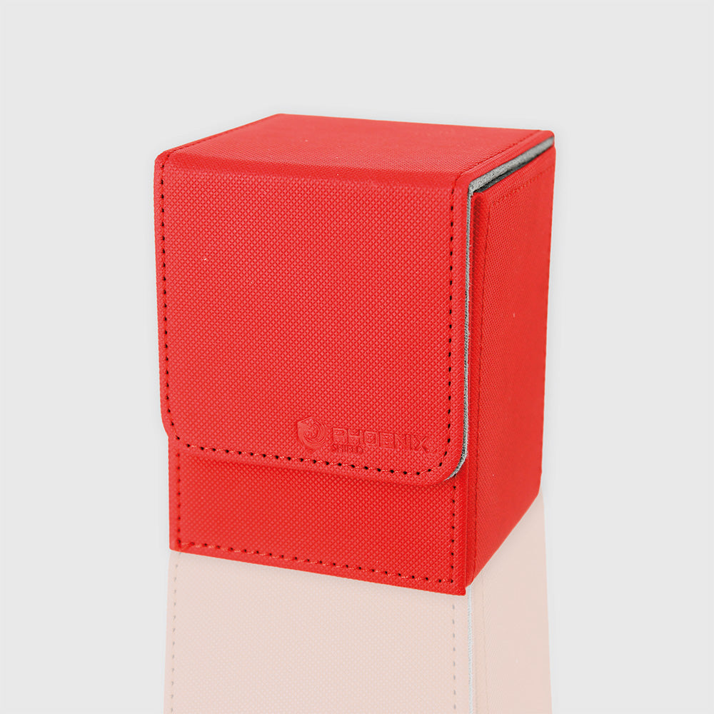 Sleeves - Deck Box 100+ - Red - Magnetic Closure - Red