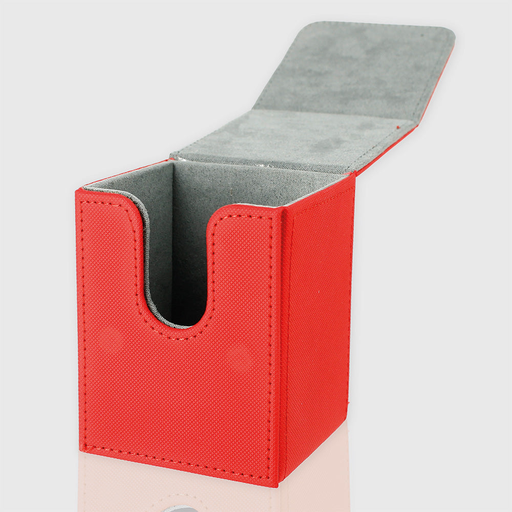 Sleeves - Deck Box 100+ - Red - Magnetic Closure - Red