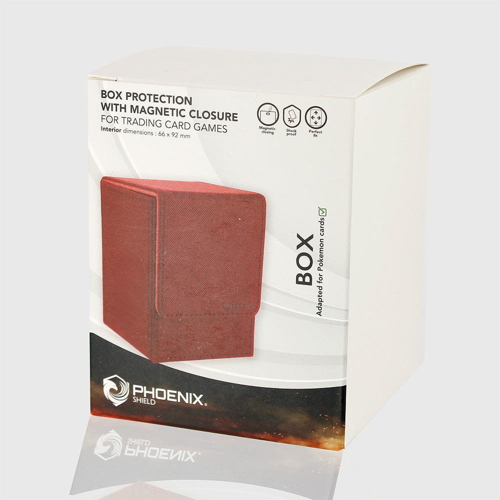 Sleeves - Deck Box 100+ - Red - Magnetic Closure - Red
