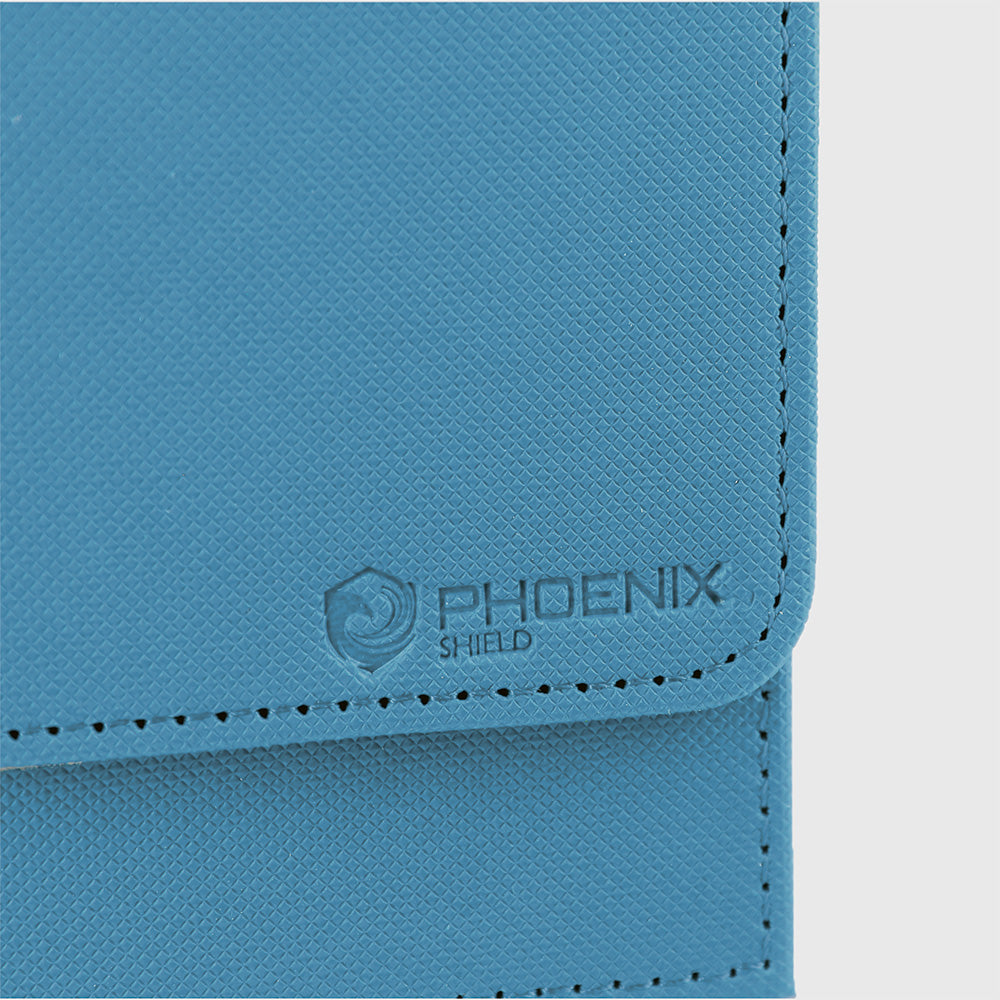 Sleeves - Deck protec box deluxe magnetique light blue