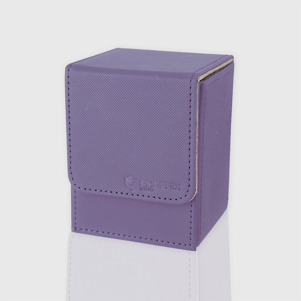 Sleeves - Deck protec box deluxe magnetique purple