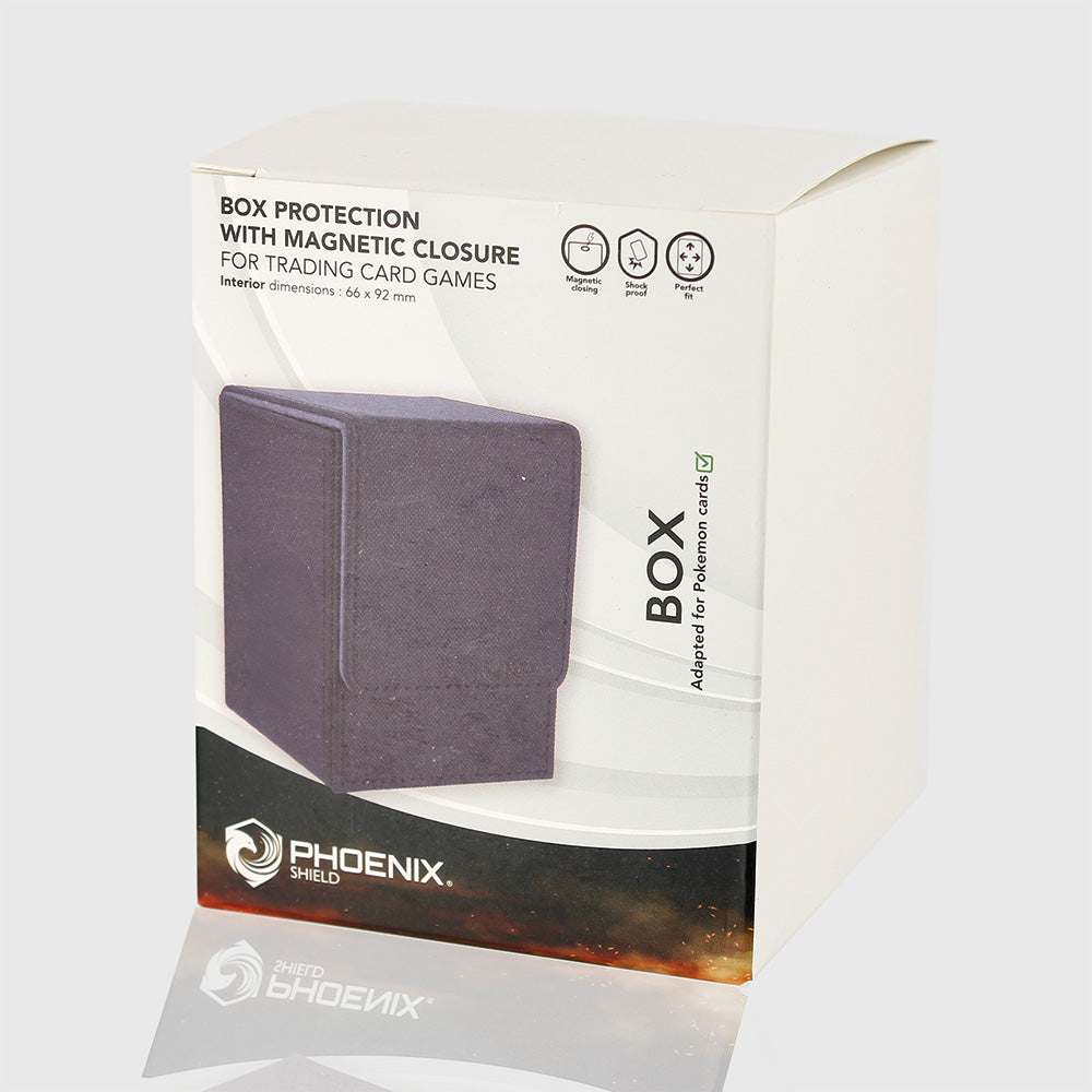 Sleeves - Deck protec box deluxe magnetique purple