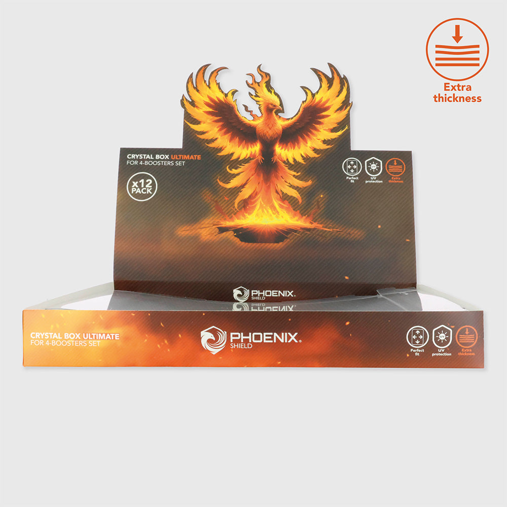 Sleeves - Pokemon - Crystal Box 4 boosters - Clear