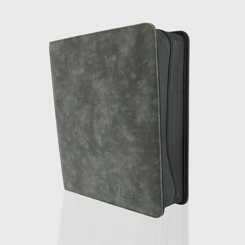 Sleeves - Prestige Ringed Binder Zip 9 Pockets Velvet Black - Black