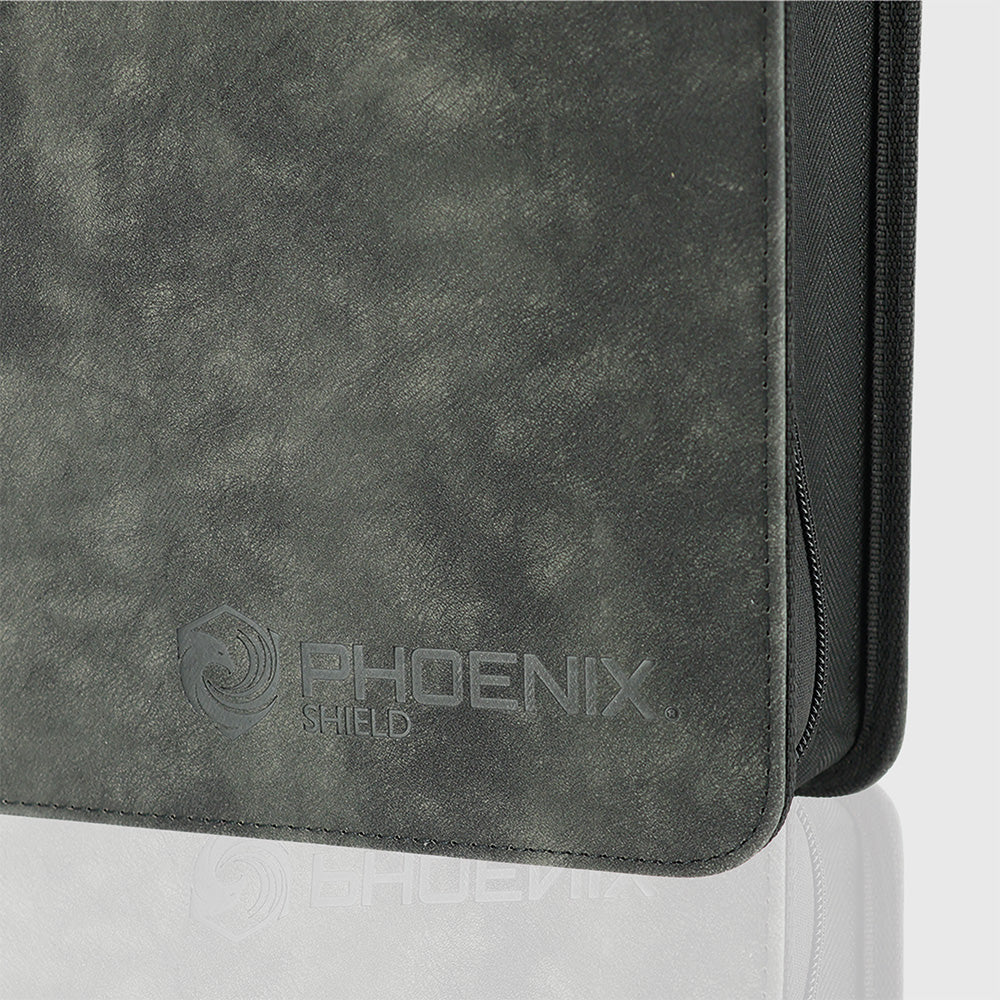 Sleeves - Prestige Ringed Binder Zip 9 Pockets Velvet Black - Black