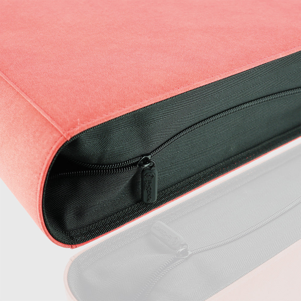 Sleeves - Prestige Ringed Binder Zip 9 Pockets Velvet Red - Red