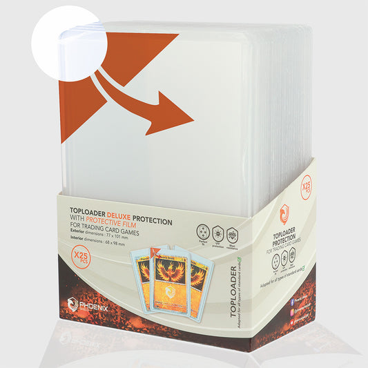 Sleeves - 25x Toploader - 35pt - Deluxe - Clear