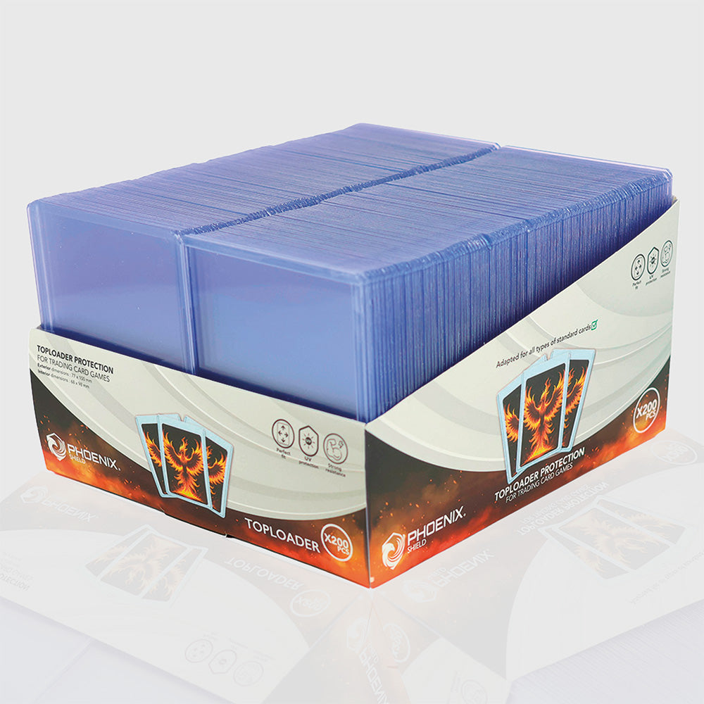 Sleeves - 200x Toploader - 35pt - Standard - Clear
