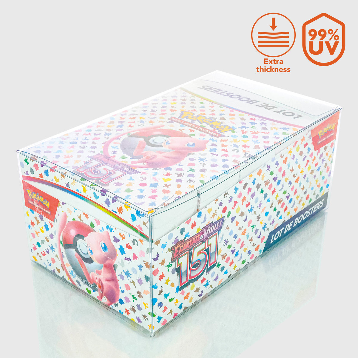 Sleeves - Pokemon - Crystal Box Ultimate Display UV - Clear