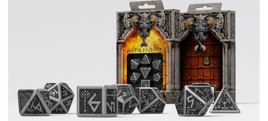 RPG - Dices - Dwarven - Silver